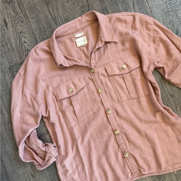 American Eagle Utility Shirt- Fawn - Picture 3 of 4